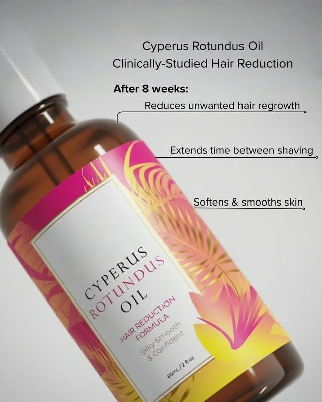 Cyperus Rotundus Oil for Natural Hair Reduction