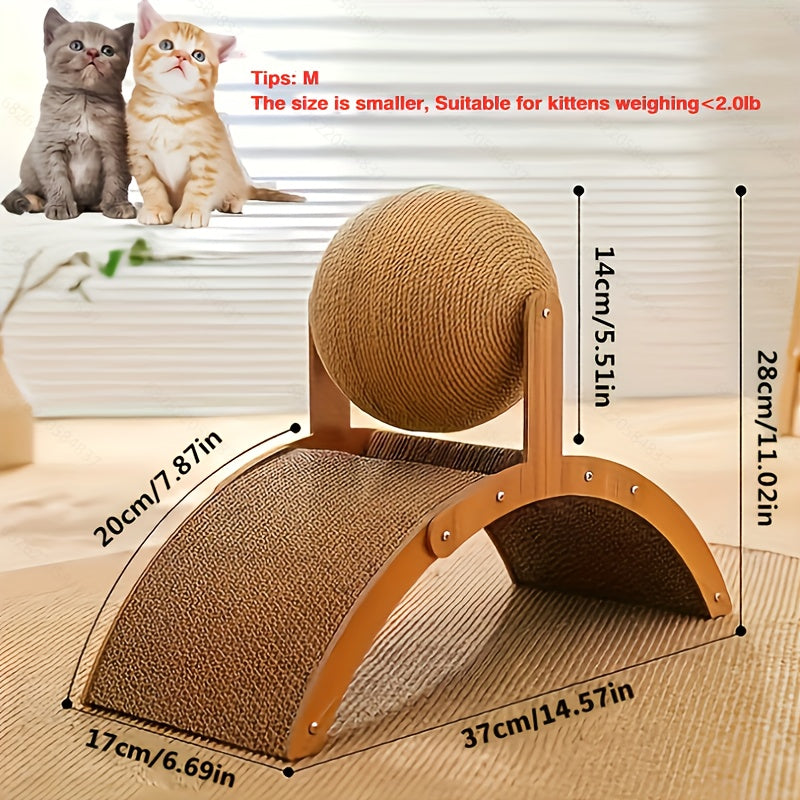Cat Scratching Ball