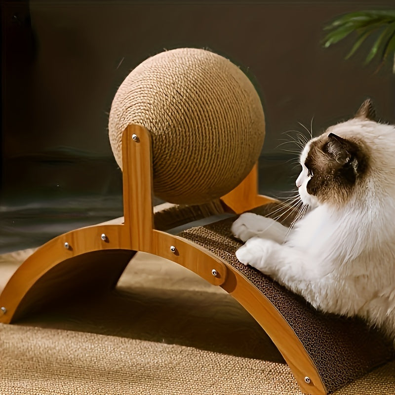 Cat Scratching Ball