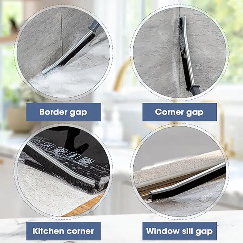 Hard Bristled Crevice Cleaning Brush - Buy 1 Get 1 Free