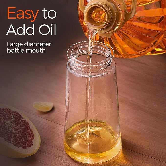 Oil Spray Bottle 2-in-1