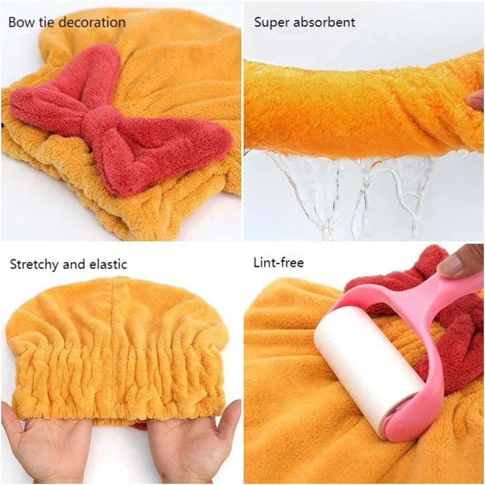 Microfiber Hair Towel Wrap - Buy 1 Get 1 Free