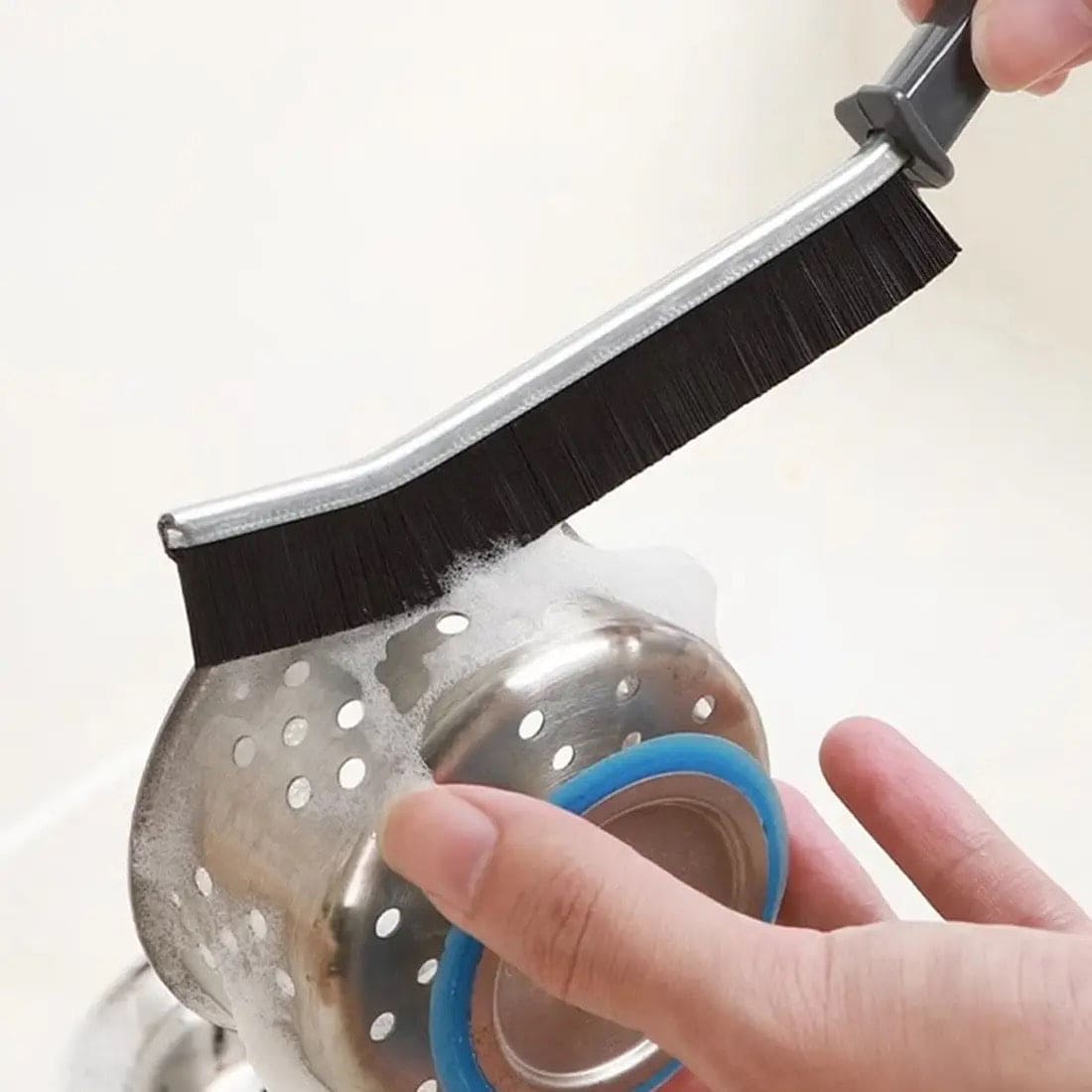 Hard Bristled Crevice Cleaning Brush - Buy 1 Get 1 Free