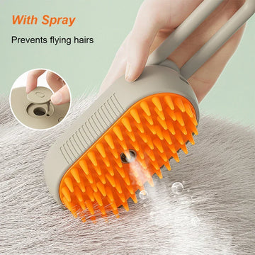 Cat & Dog Steamy Brush - BUY 1 GET 1 FREE! 3-in-1 Electric Grooming Tool