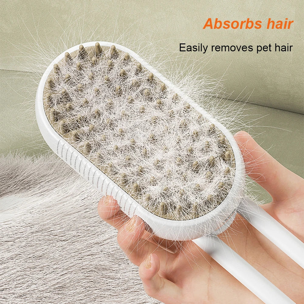 Cat & Dog Steamy Brush - BUY 1 GET 1 FREE! 3-in-1 Electric Grooming Tool