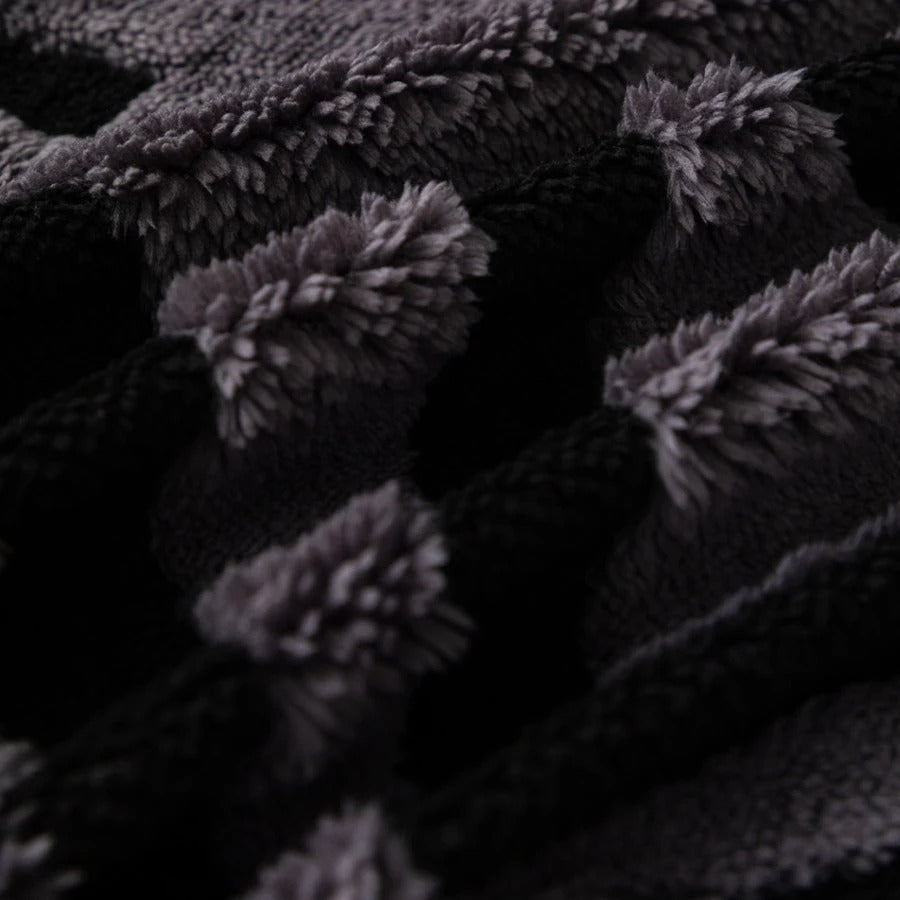 1pc Warm Thicken Fluffy Fleece Bohemian Sofa Towel, for Living Room Bedding Room Leisure Warm Blanket Boho Couch Cover