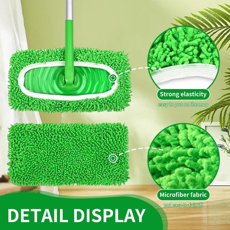 Washable Microfiber Mop Pads [Pack of 4]